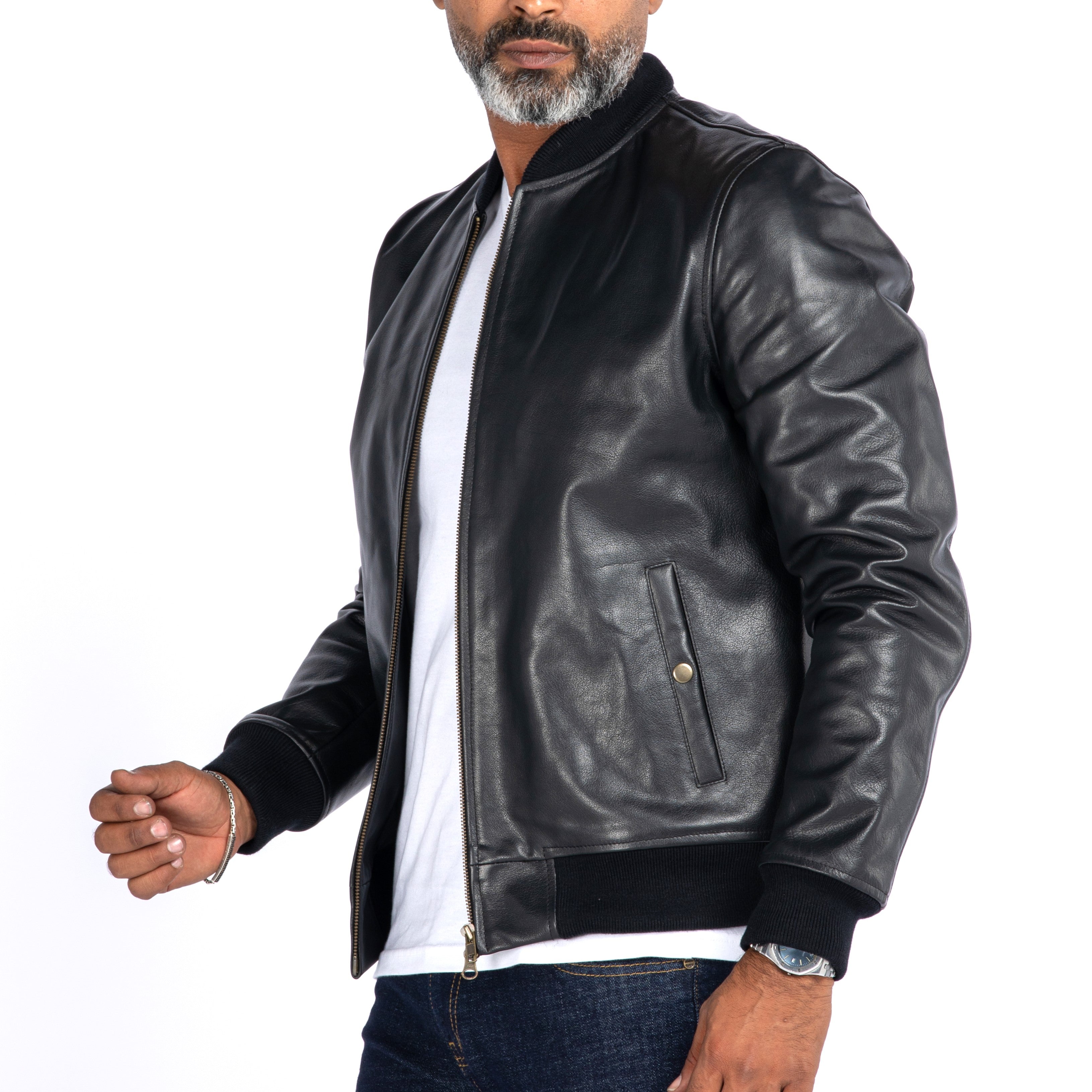 The Classic Cowhide Bomber Jacket