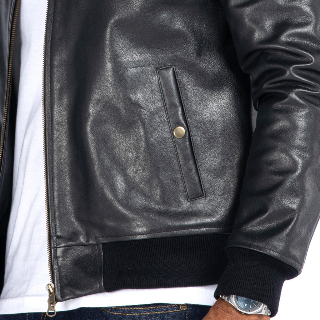 The Classic Cowhide Bomber Jacket