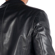 Load image into Gallery viewer, COW LEATHER BOMBER JACKET
