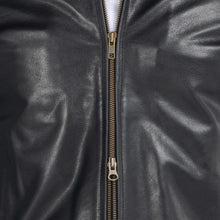 Load image into Gallery viewer, COW LEATHER BOMBER JACKET
