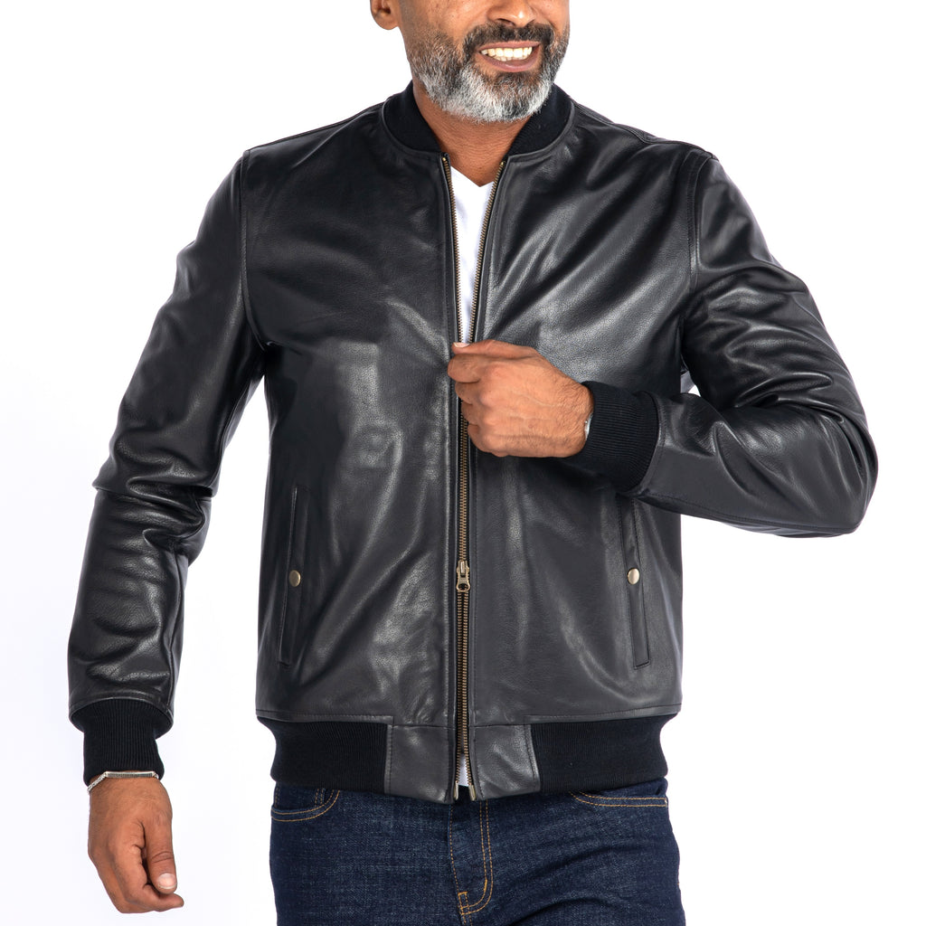 The Classic Cowhide Bomber Jacket