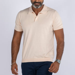 Cotton Knitted Polo Shirt