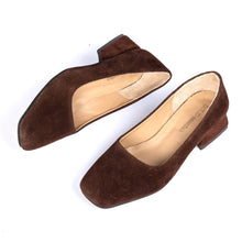 Load image into Gallery viewer, Squared Toe Suede Pumps (2cm)
