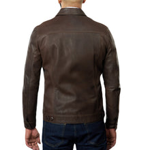 Load image into Gallery viewer, Lambskin Rugged Trucker Jacket SOLID essentials
