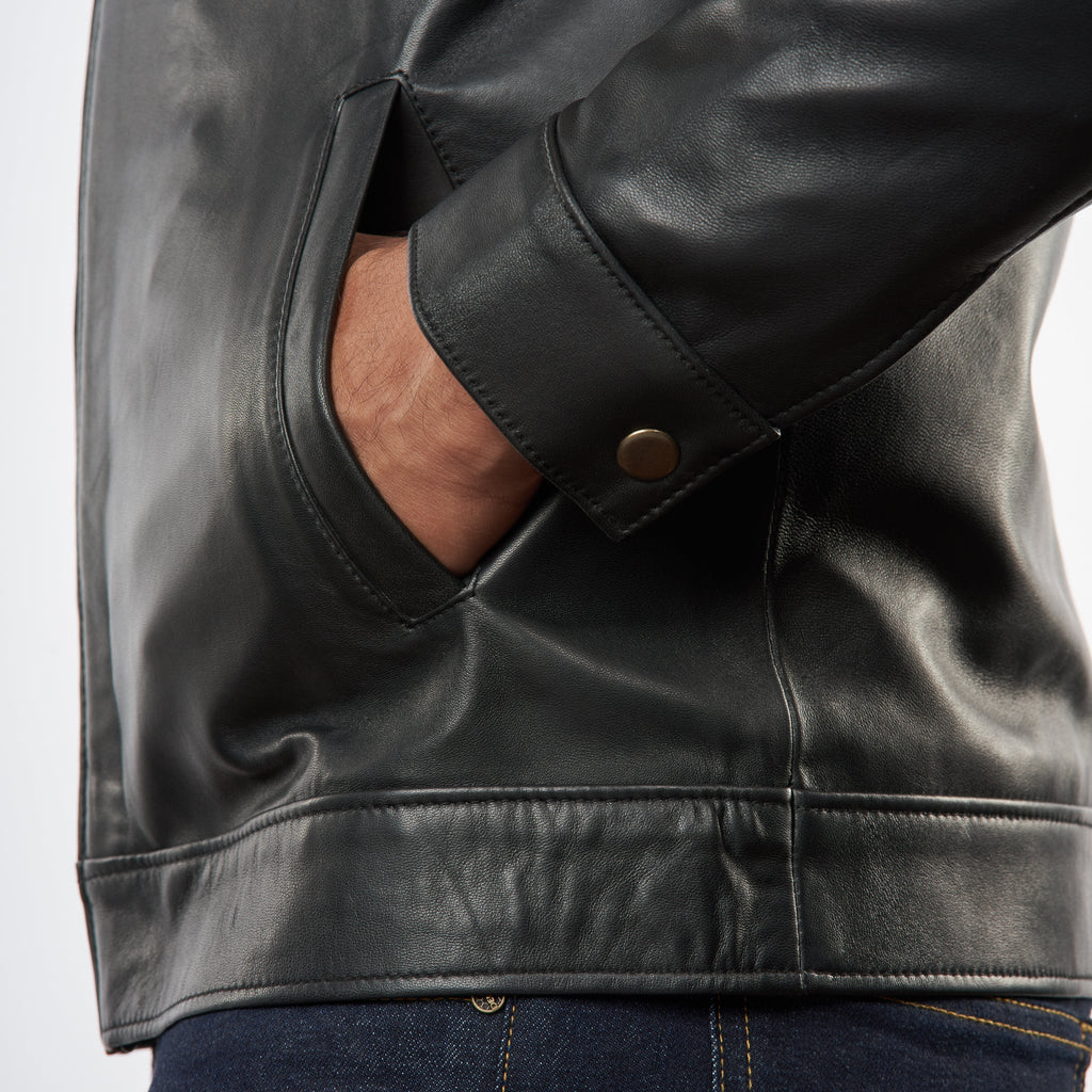 Minimalist Lambskin Jacket SOLID essentials