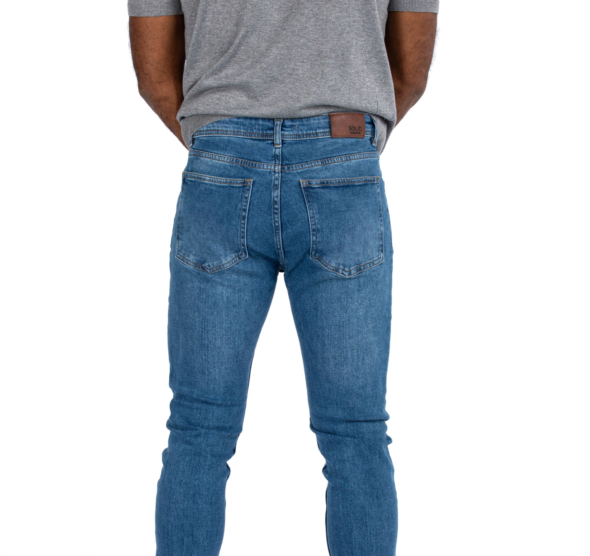 بنطال جينز سليم فليكس المغسول