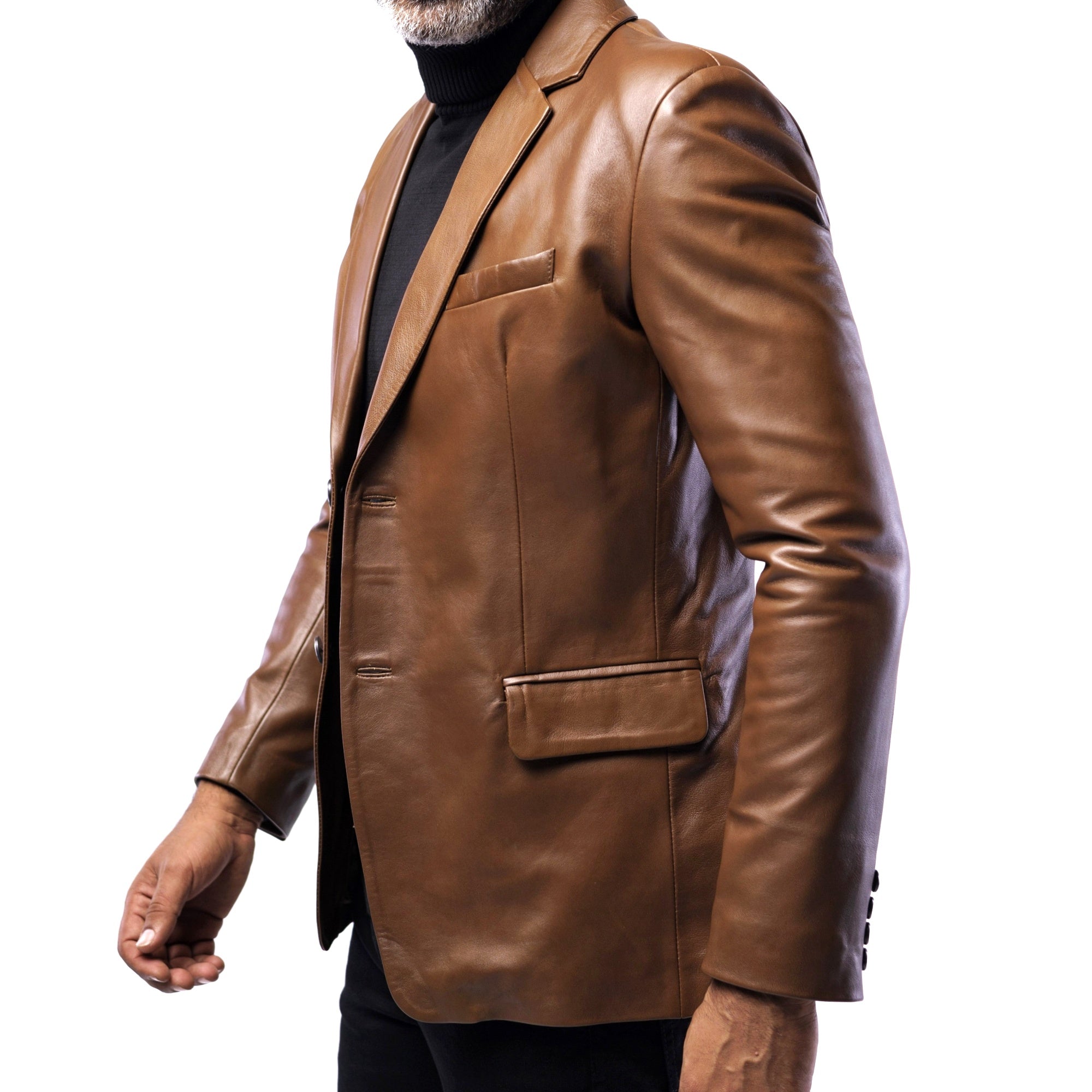 The Slim Leather Blazer - Lambskin Edition