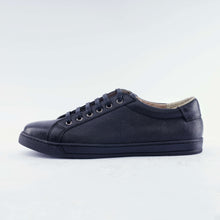 Load image into Gallery viewer, • Classic Low-Top Sneakers with a black rubber sole • Handcrafted in Egypt with premium full-grain calf leather upper • Features a sleek black sole for a bold, modern look • Genuine leather insole provides comfort by molding to your foot • Cushioned sole
