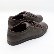 Load image into Gallery viewer, • Classic Low-Top Sneakers with a black rubber sole • Handcrafted in Egypt with premium full-grain calf leather upper • Features a sleek black sole for a bold, modern look • Genuine leather insole provides comfort by molding to your foot • Cushioned sole
