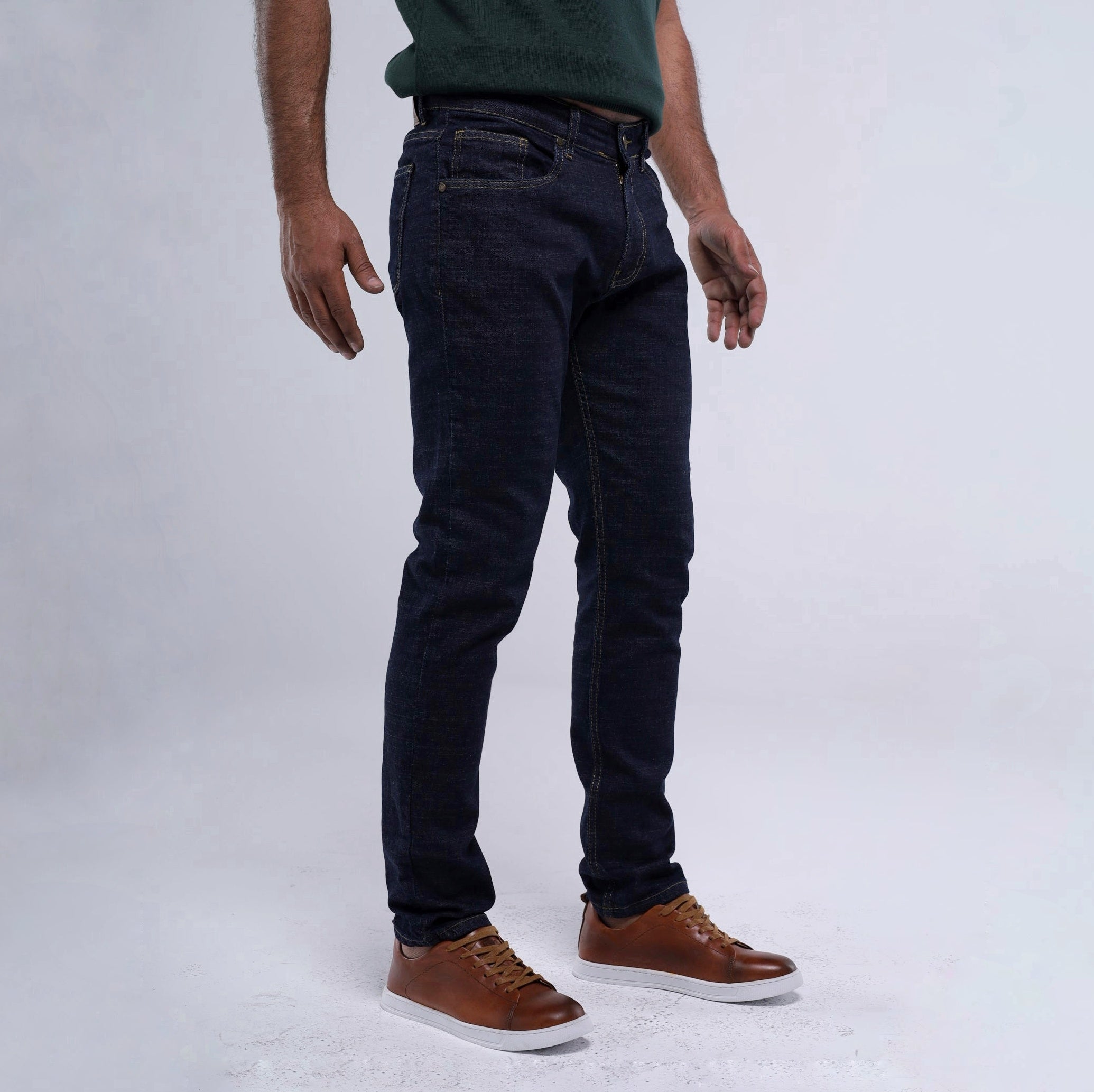 The Slim-Fit Indigo Denim Jeans